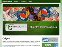 Tablet Screenshot of bandrex.com.mx